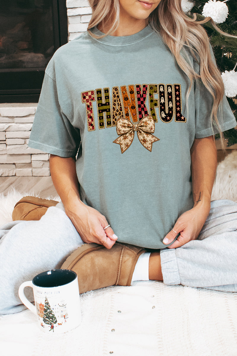 Thankful Fall Spirit Comfort Colors Adult Ring-Spun Cotton Tee