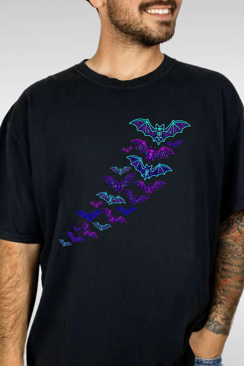 Neon Nightmare Full Front & Back Design Comfort Colors Adult Ring-Spun Cotton Tee