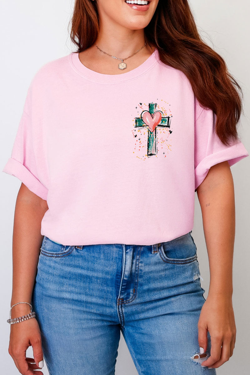 Thank and Trust God Front & Back Comfort Colors Adult Ring-Spun Cotton Tee