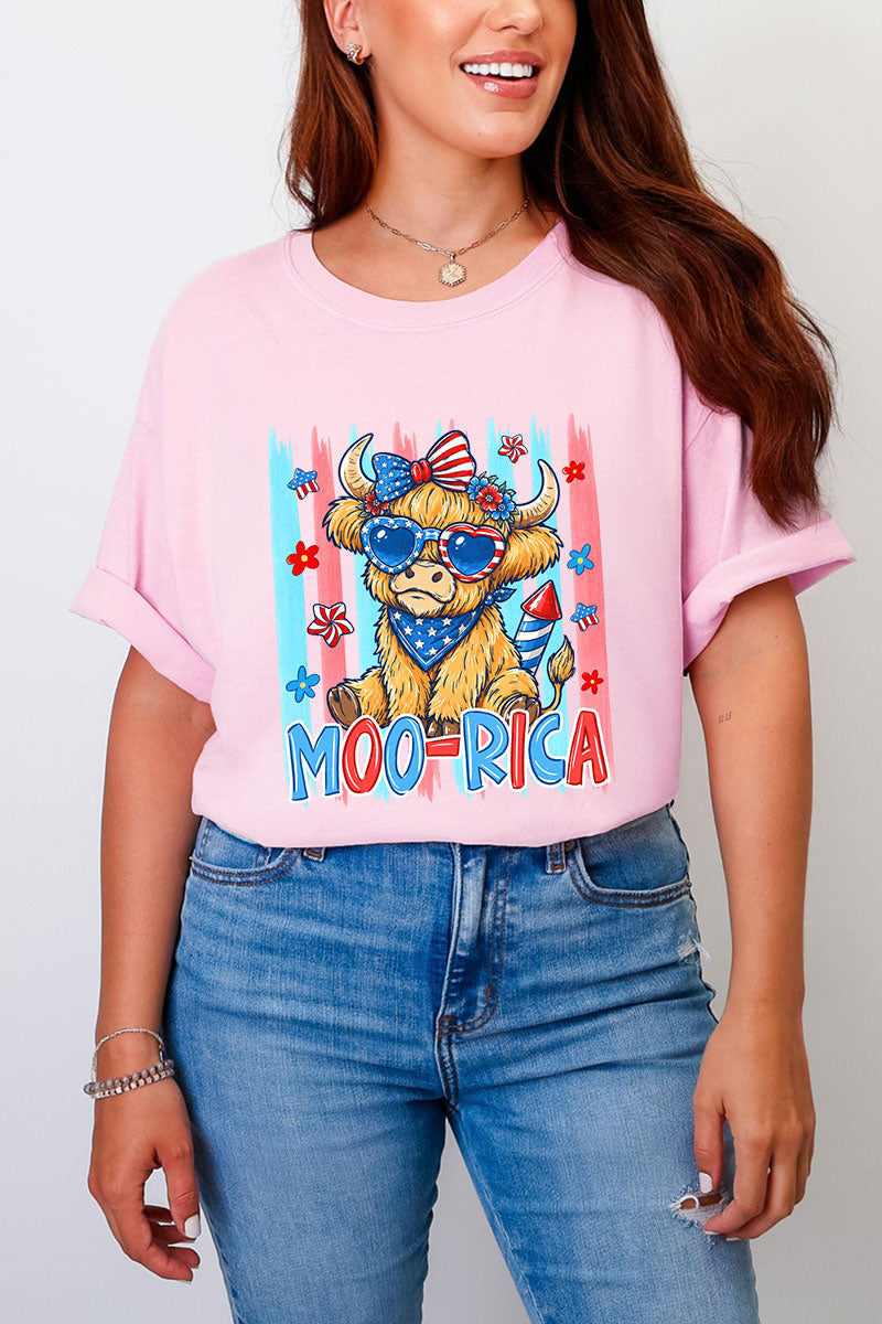 Moo-Rica Comfort Colors Adult Ring-Spun Cotton Tee