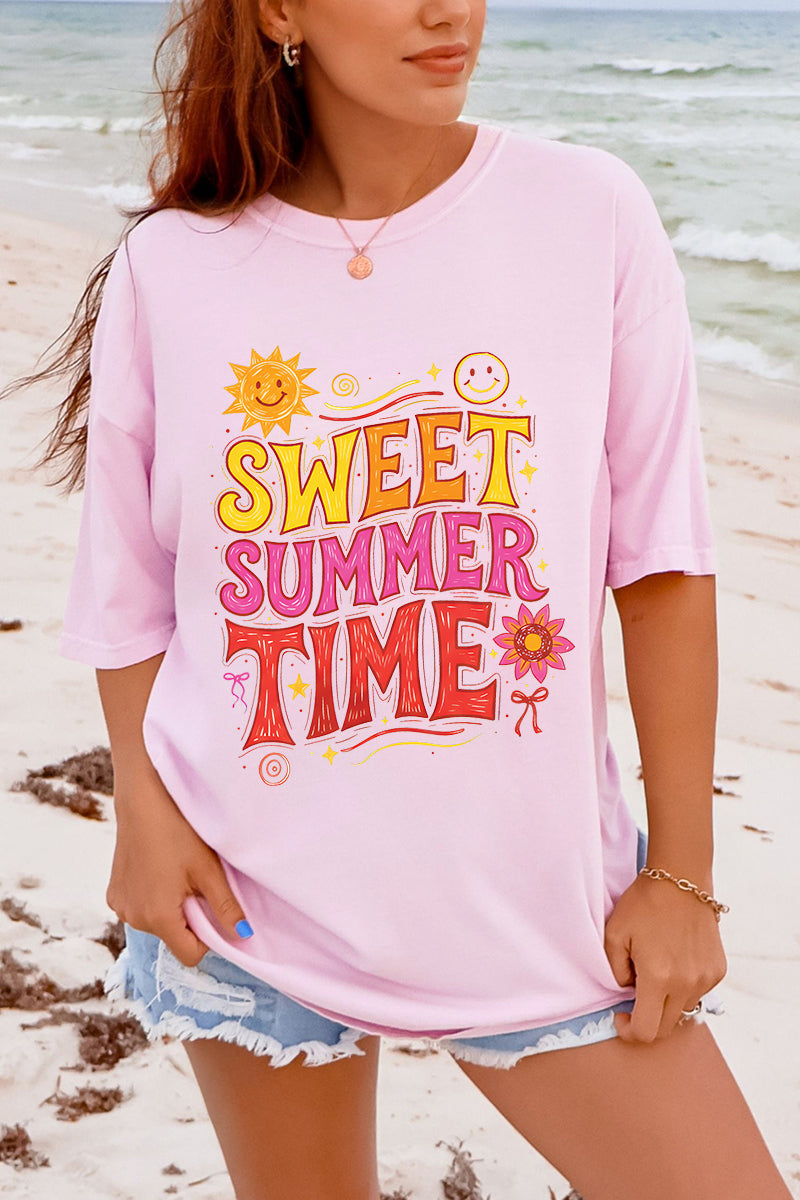 Golden Glow Sweet Summer Time Comfort Colors Adult Ring-Spun Cotton Tee