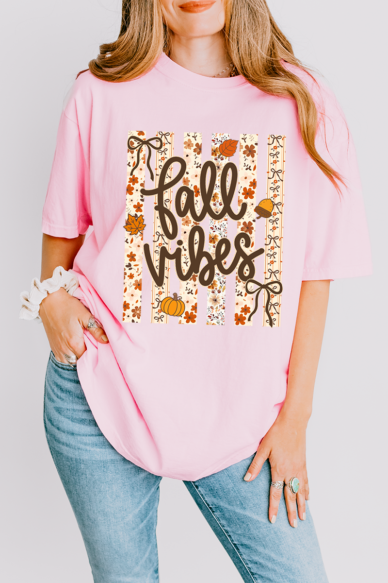 Cozy Coquette Fall Vibes Comfort Colors Adult Ring-Spun Cotton Tee
