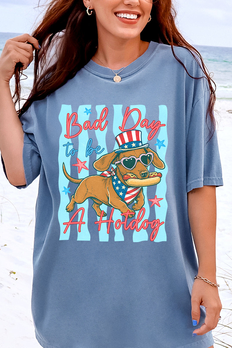 A Ruff Day Comfort Colors Adult Ring-Spun Cotton Tee