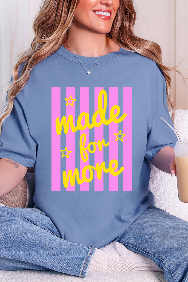 Retro Pop Made For More Comfort Colors Adult Ring-Spun Cotton Tee