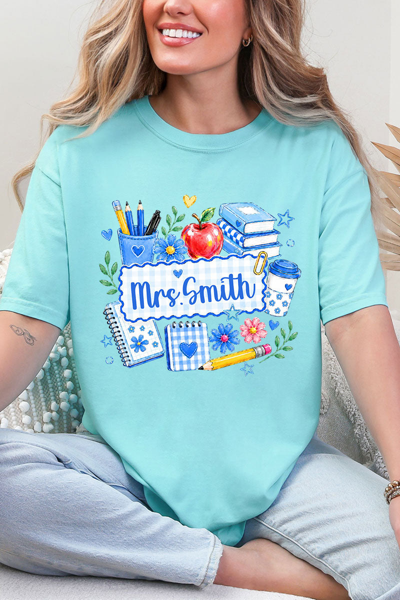 Personalized Bluebell Homeroom Comfort Colors Adult Ring-Spun Cotton Tee