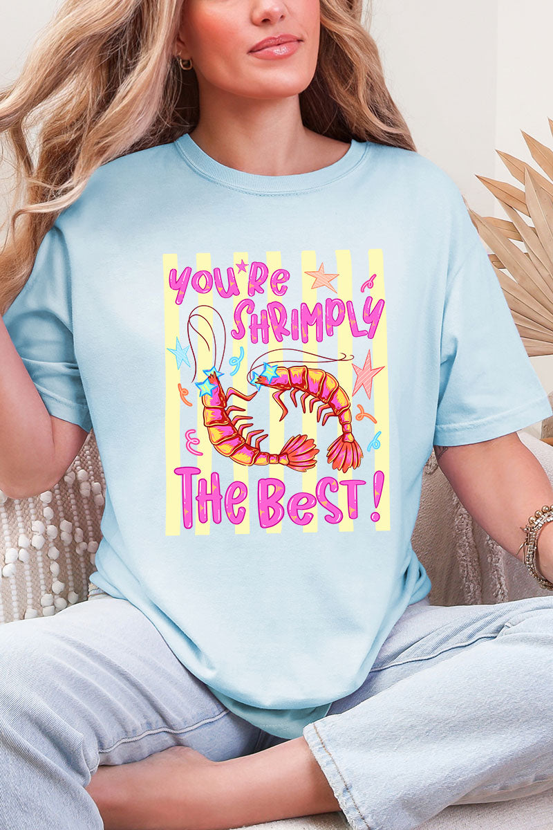 Shrimply The Best Comfort Colors Adult Ring-Spun Cotton Tee