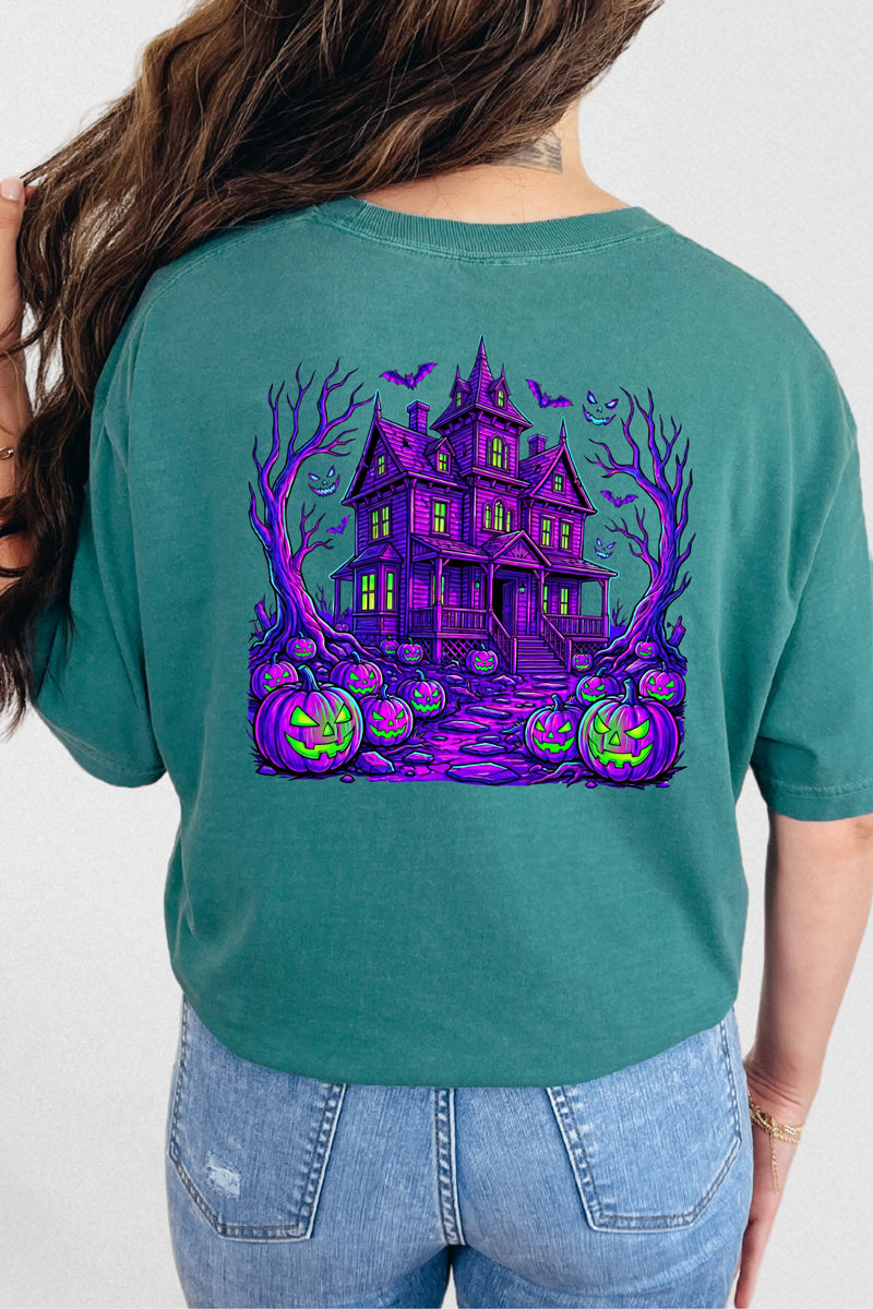 Neon Nightmare Full Front & Back Design Comfort Colors Adult Ring-Spun Cotton Tee