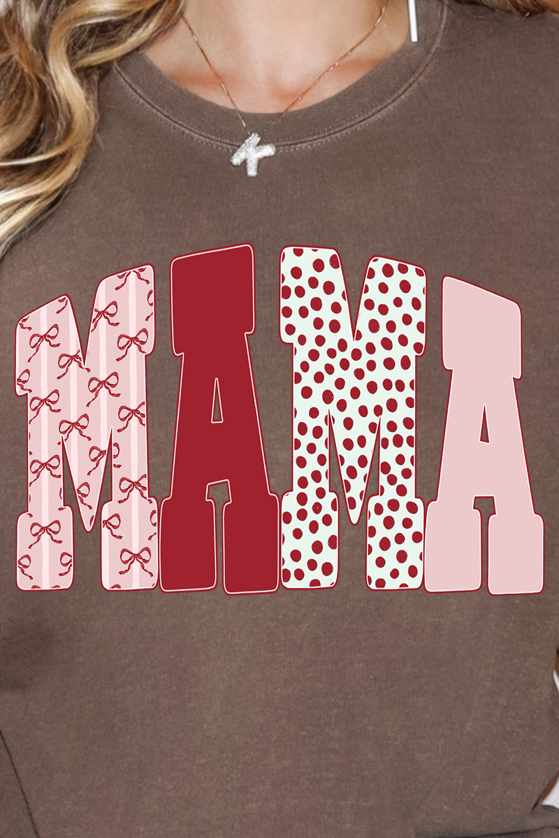 Blush And Bows Mama Ready To Press DTF Transfer