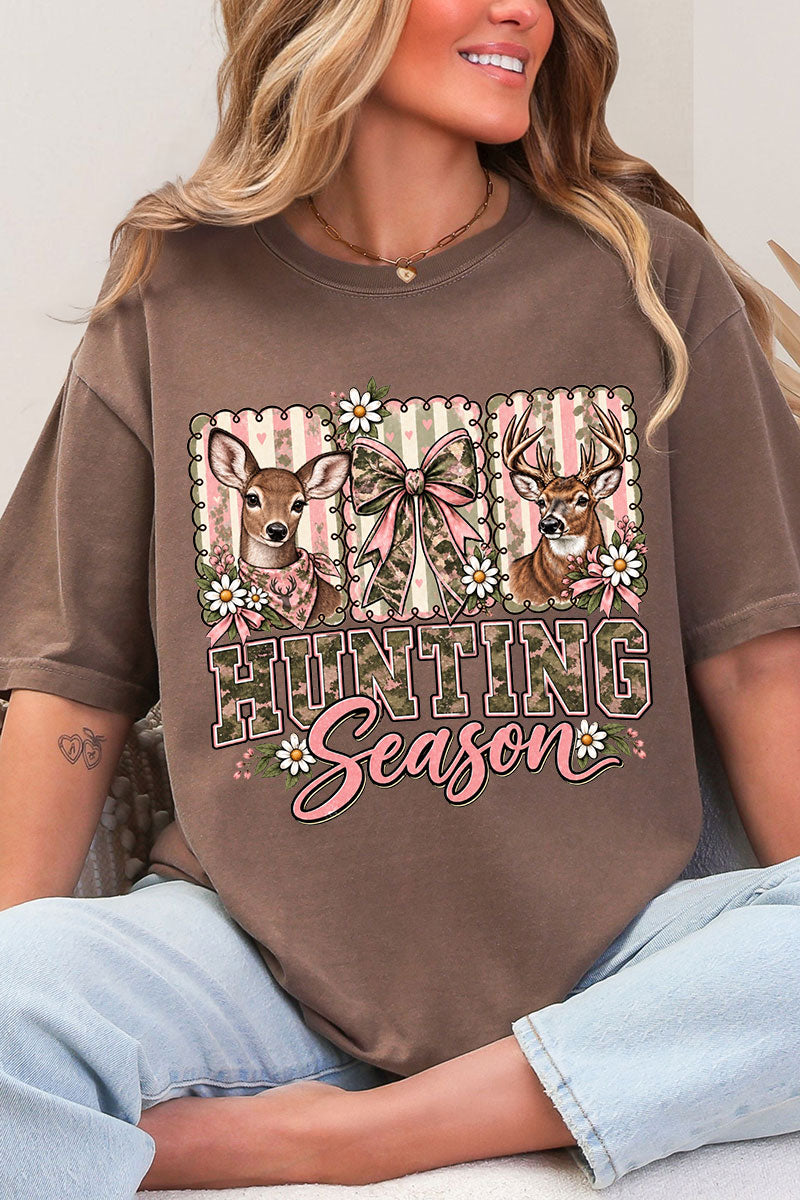 Camo & Bows Hunting Season Comfort Colors Adult Ring-Spun Cotton Tee