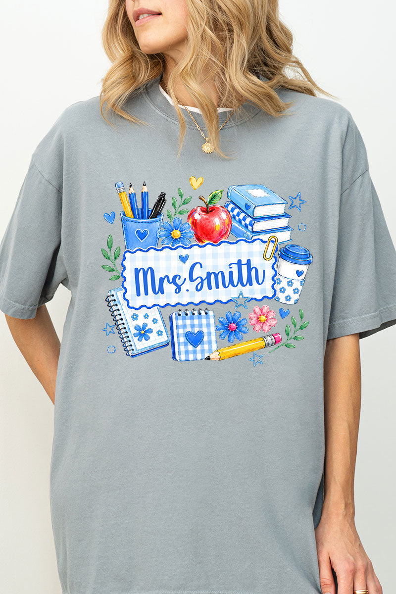 Personalized Bluebell Homeroom Comfort Colors Adult Ring-Spun Cotton Tee