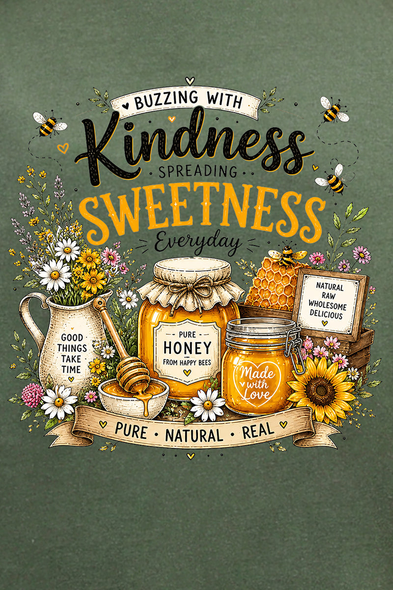 Buzzing With Kindness Ready To Press DTF Transfer