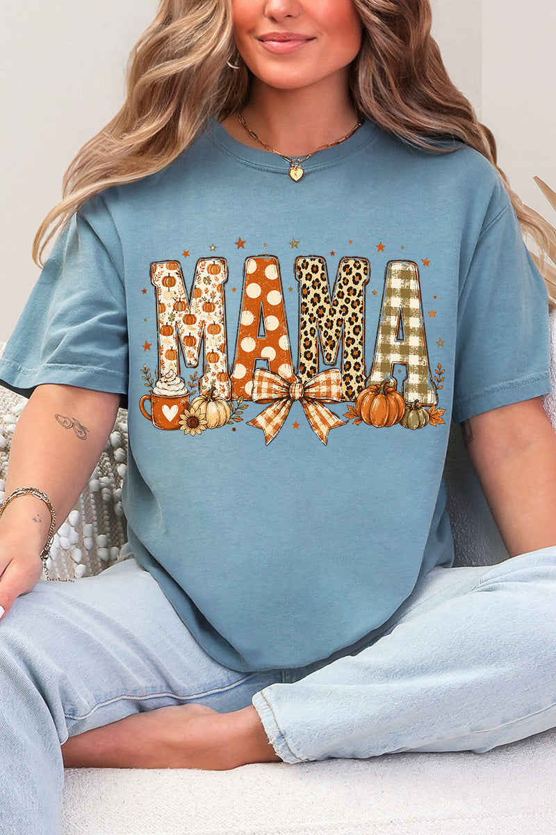 Pumpkin Spice Mama Comfort Colors Adult Ring-Spun Cotton Tee