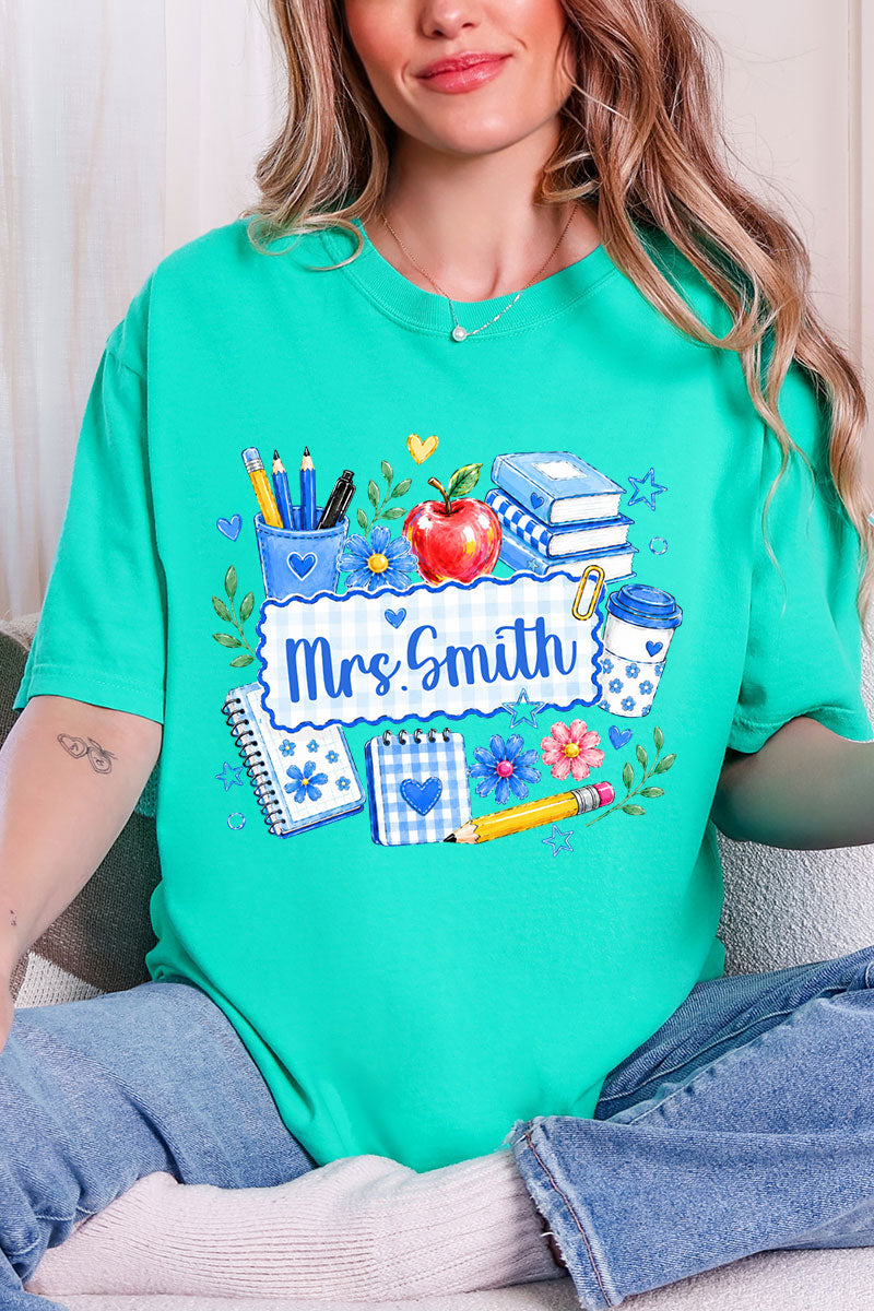 Personalized Bluebell Homeroom Comfort Colors Adult Ring-Spun Cotton Tee