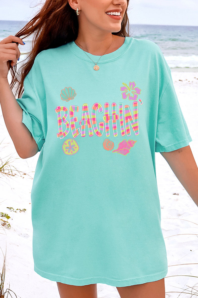 Paradise Painted Beachin' Comfort Colors Adult Ring-Spun Cotton Tee