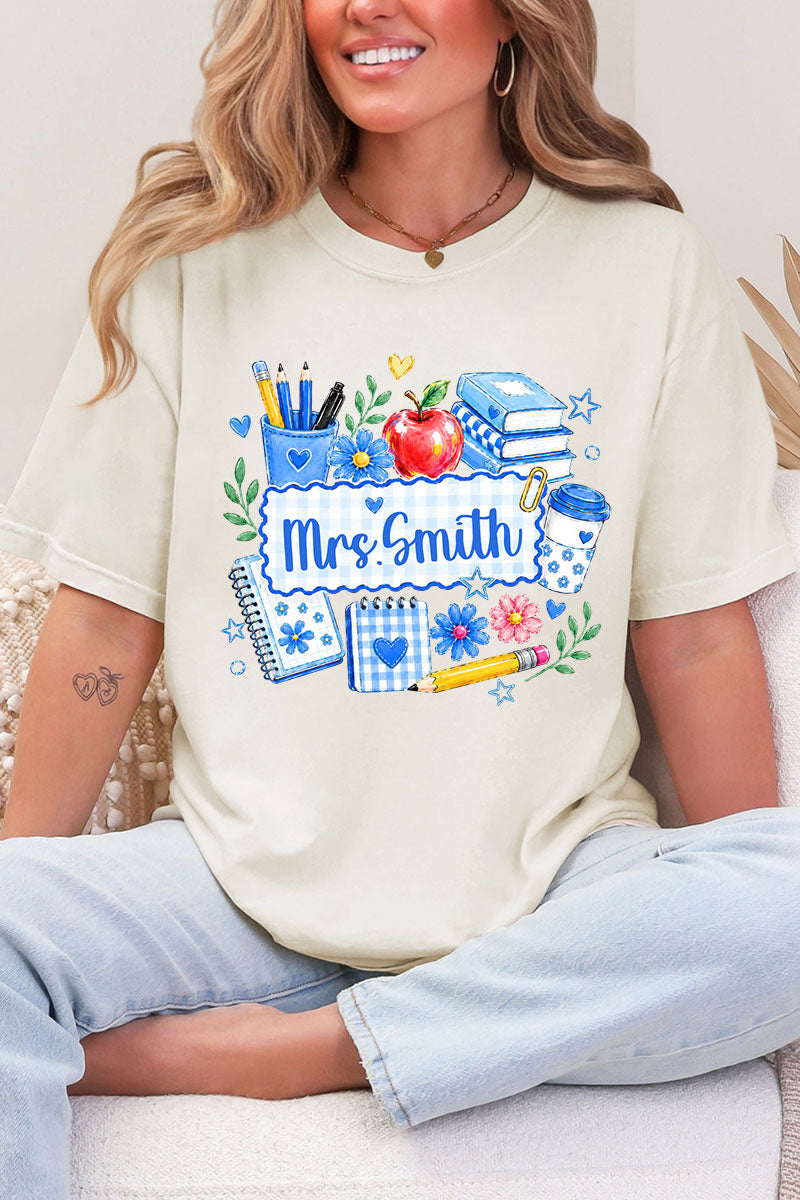 Personalized Bluebell Homeroom Comfort Colors Adult Ring-Spun Cotton Tee