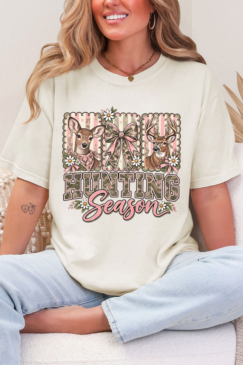 Camo & Bows Hunting Season Comfort Colors Adult Ring-Spun Cotton Tee