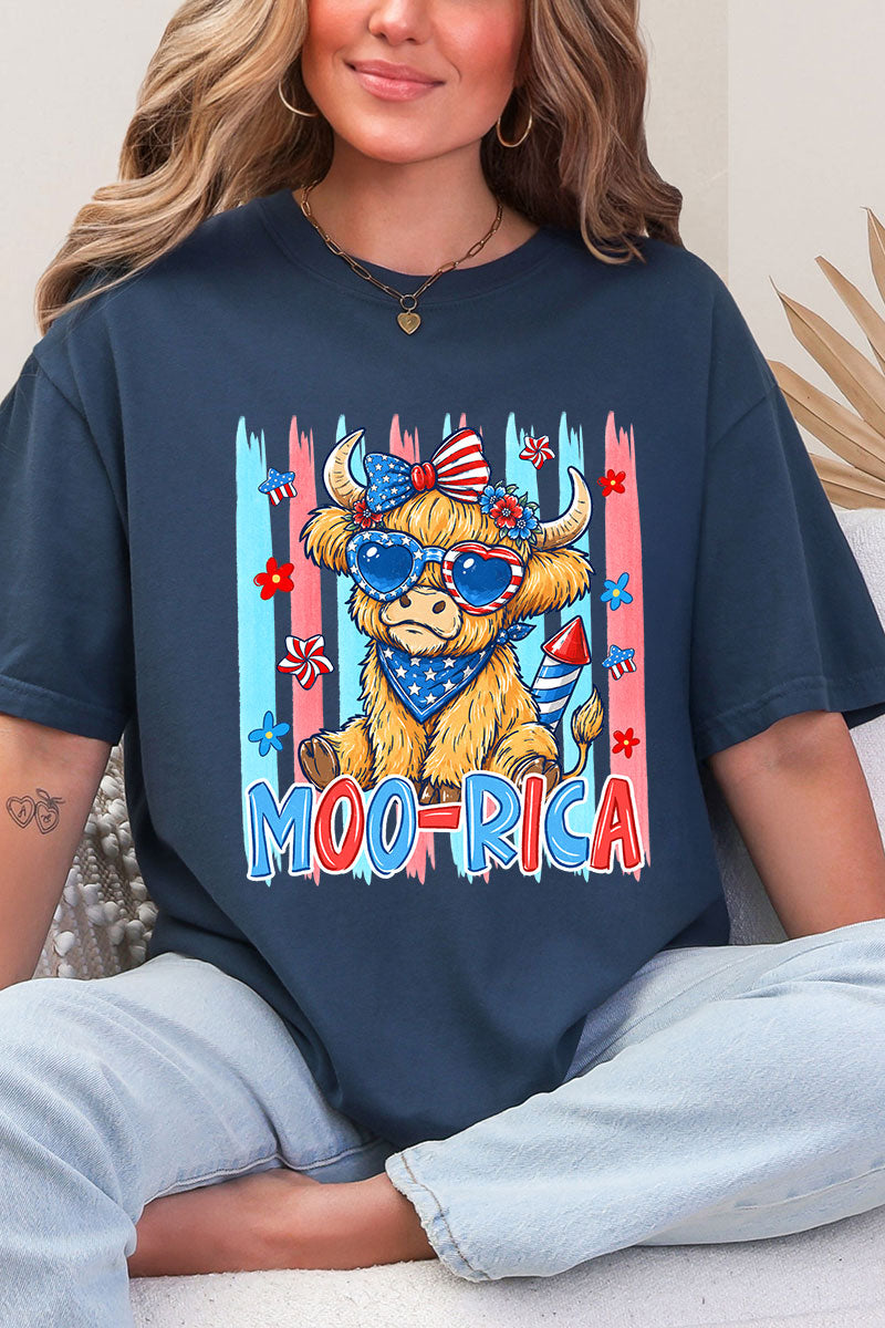 Moo-Rica Comfort Colors Adult Ring-Spun Cotton Tee