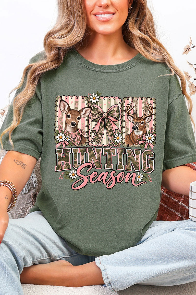 Camo & Bows Hunting Season Comfort Colors Adult Ring-Spun Cotton Tee