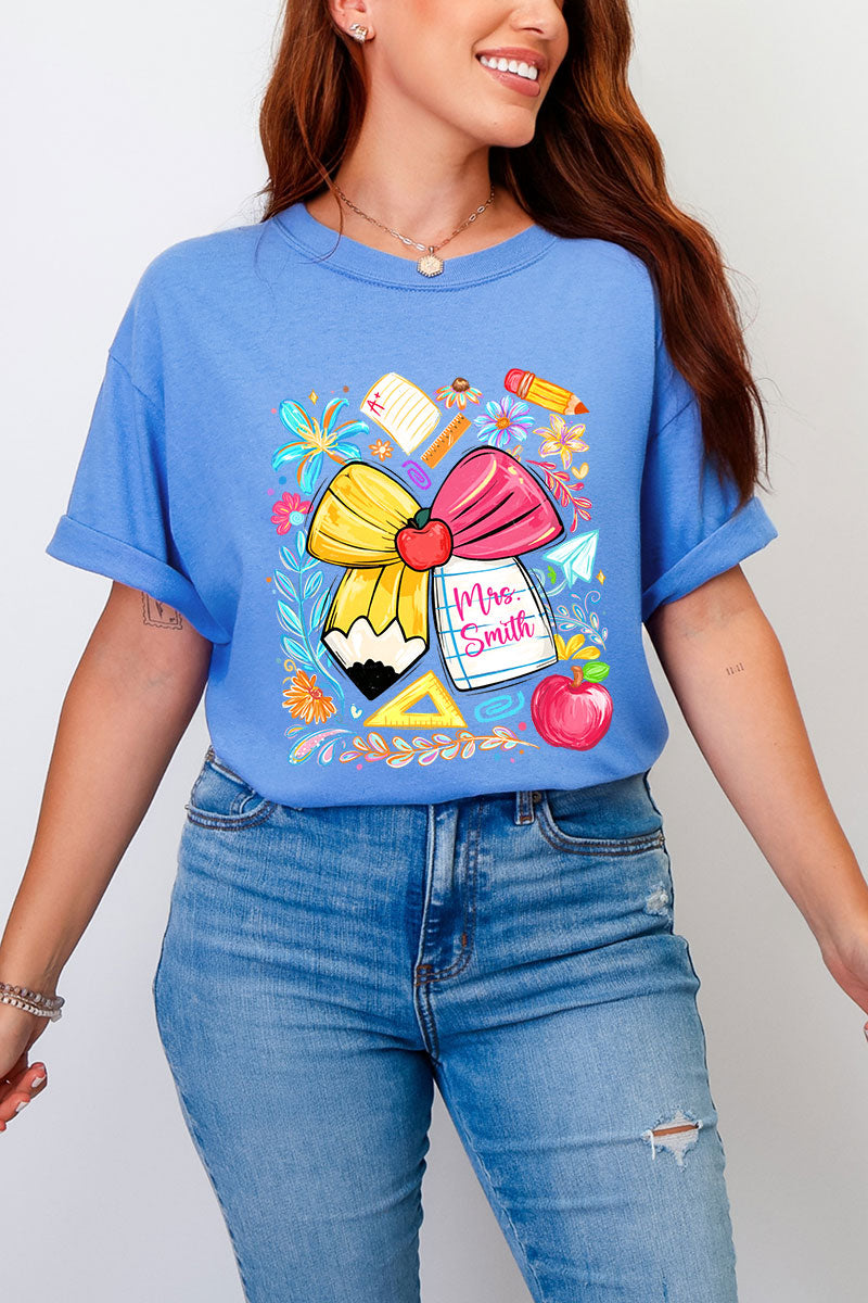 Personalized Sweet School Days Comfort Colors Adult Ring-Spun Cotton Tee