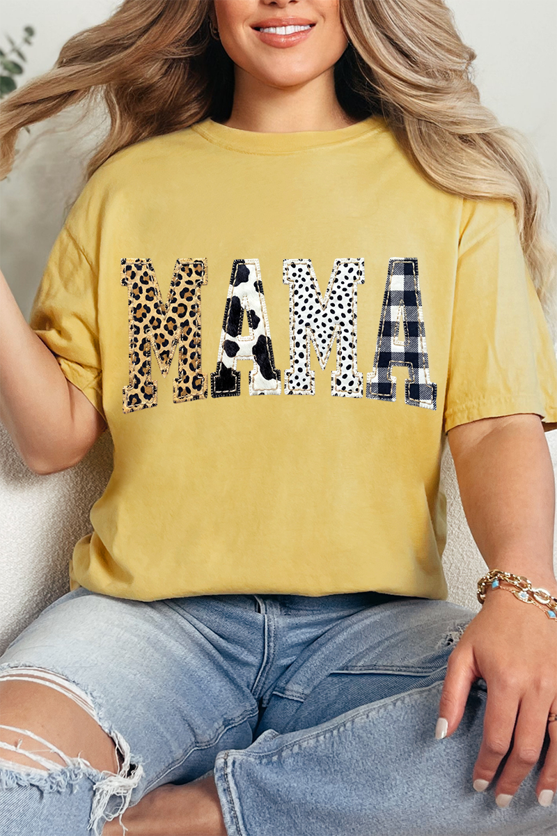 Pattern Play Mama Comfort Colors Adult Ring-Spun Cotton Tee
