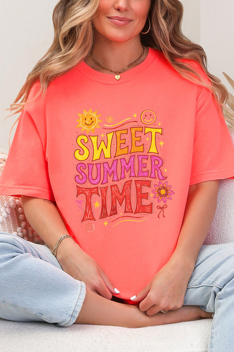 Golden Glow Sweet Summer Time Comfort Colors Adult Ring-Spun Cotton Tee