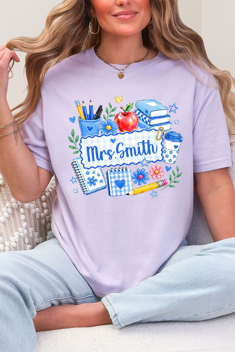 Personalized Bluebell Homeroom Comfort Colors Adult Ring-Spun Cotton Tee