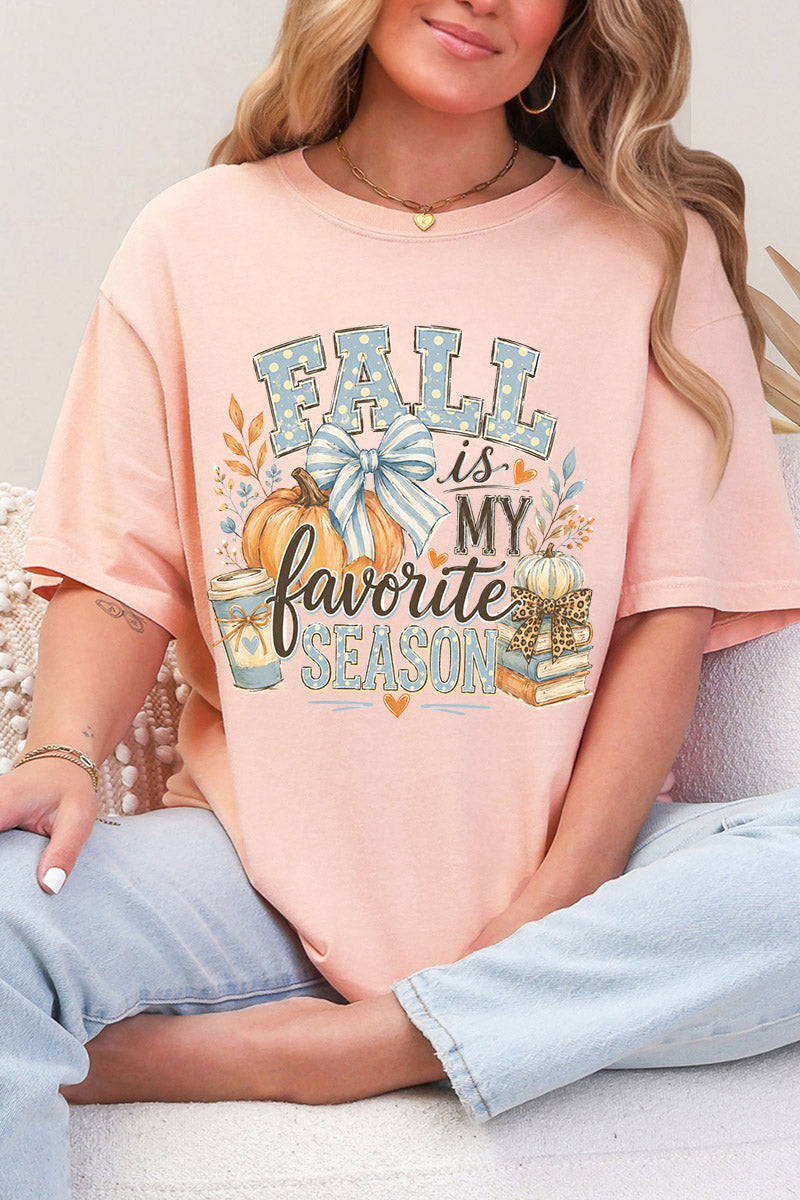 Fall Season Charm Comfort Colors Adult Ring-Spun Cotton Tee