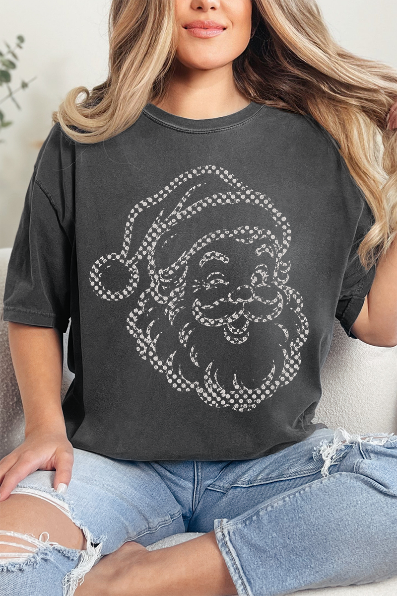 Classic Christmas Santa Comfort Colors Adult Ring-Spun Cotton Tee