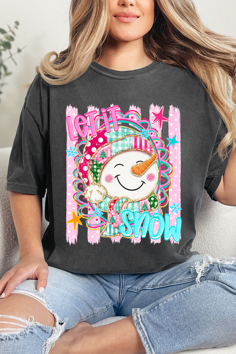 Snow Much Sass Comfort Colors Adult Ring-Spun Cotton Tee