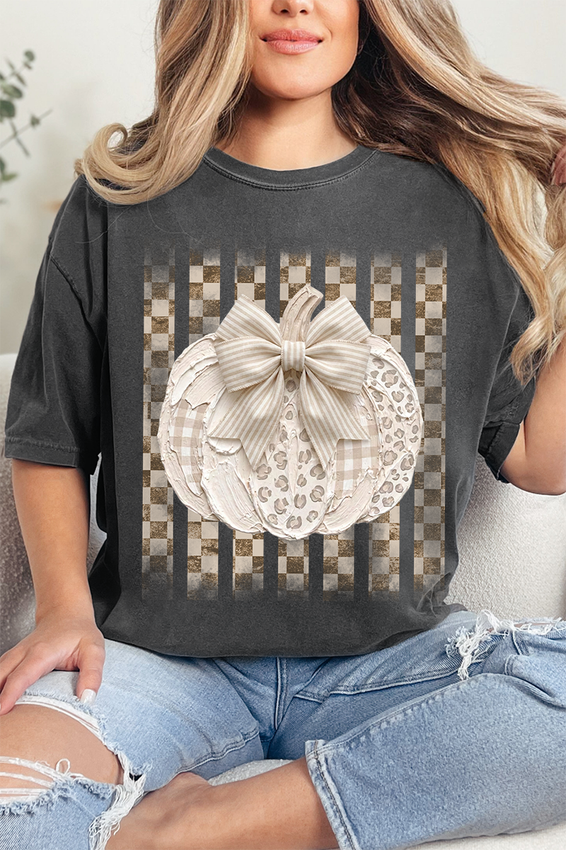 Painted Pumpkin Latte Comfort Colors Adult Ring-Spun Cotton Tee