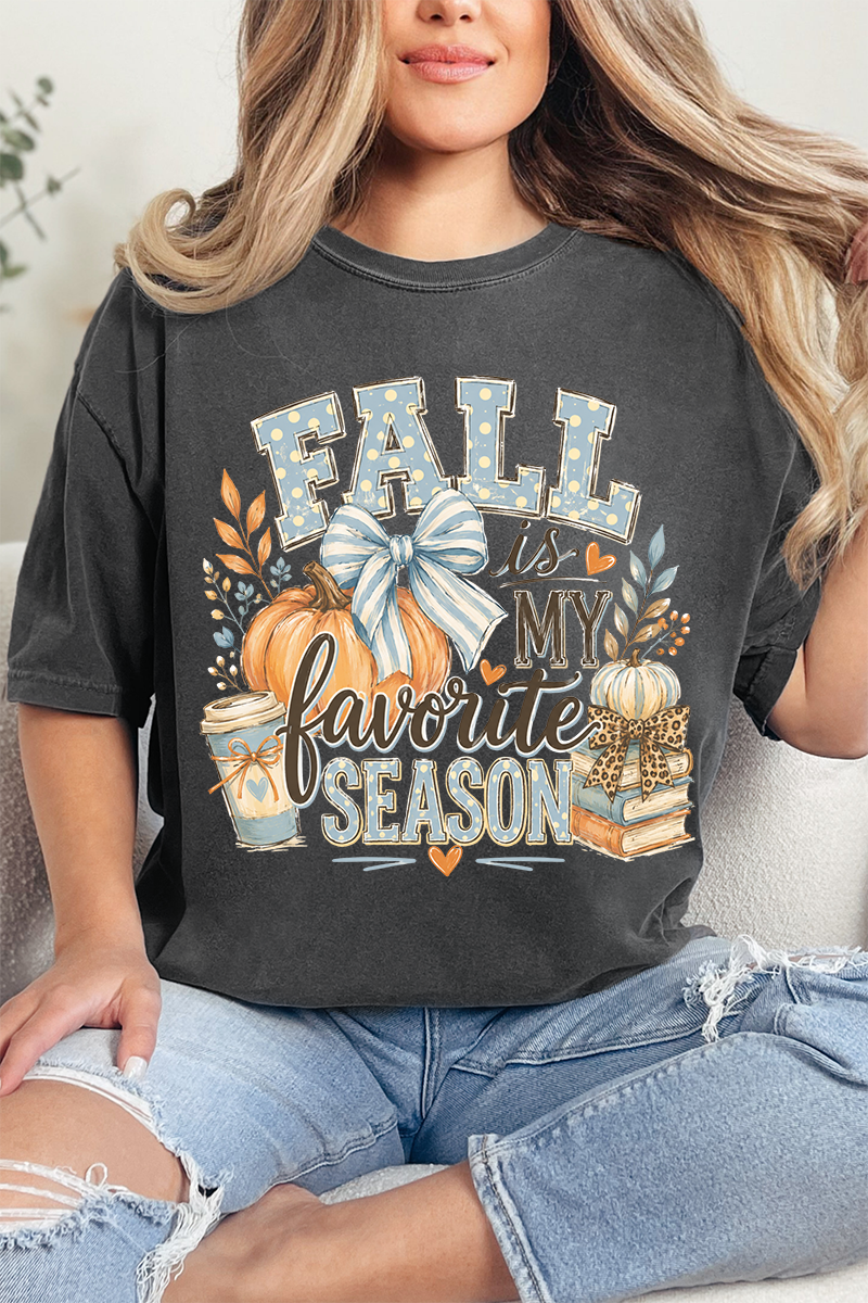 Fall Season Charm Comfort Colors Adult Ring-Spun Cotton Tee