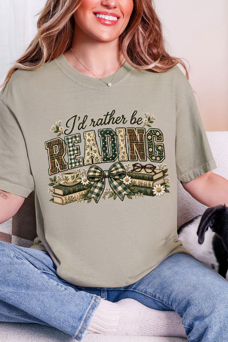 Cozy Reading Nook Comfort Colors Adult Ring-Spun Cotton Tee