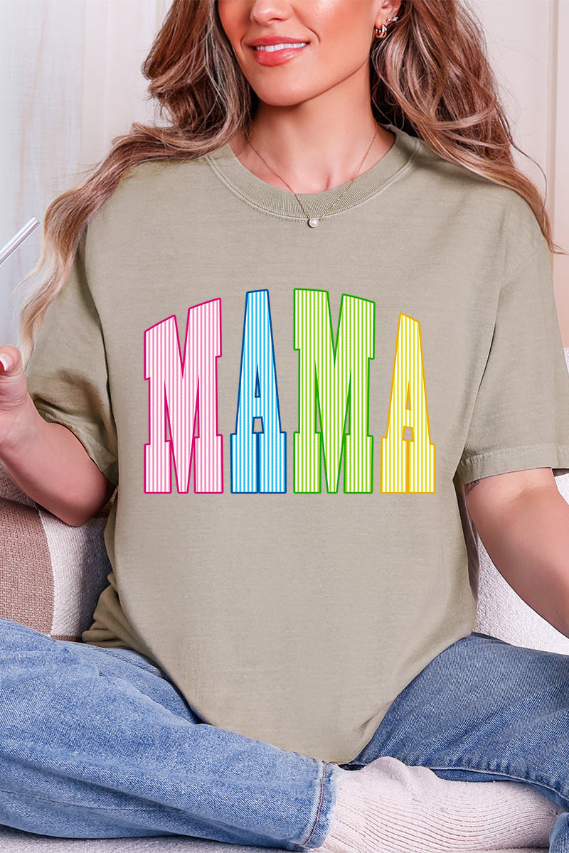 Color Me Loved Mama Comfort Colors Adult Ring-Spun Cotton Tee