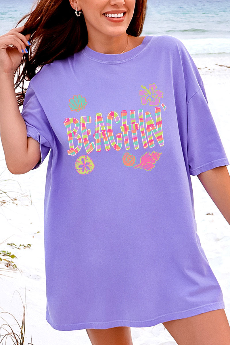Paradise Painted Beachin' Comfort Colors Adult Ring-Spun Cotton Tee