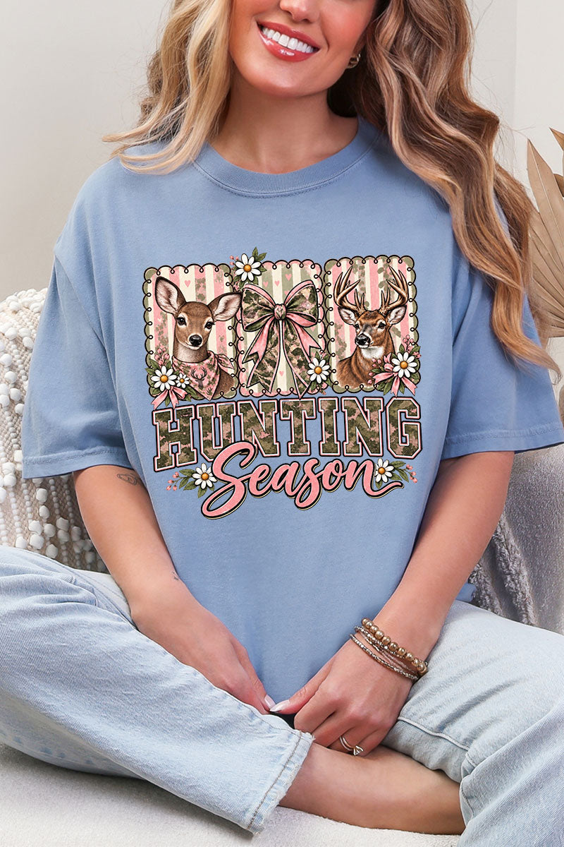 Camo & Bows Hunting Season Comfort Colors Adult Ring-Spun Cotton Tee