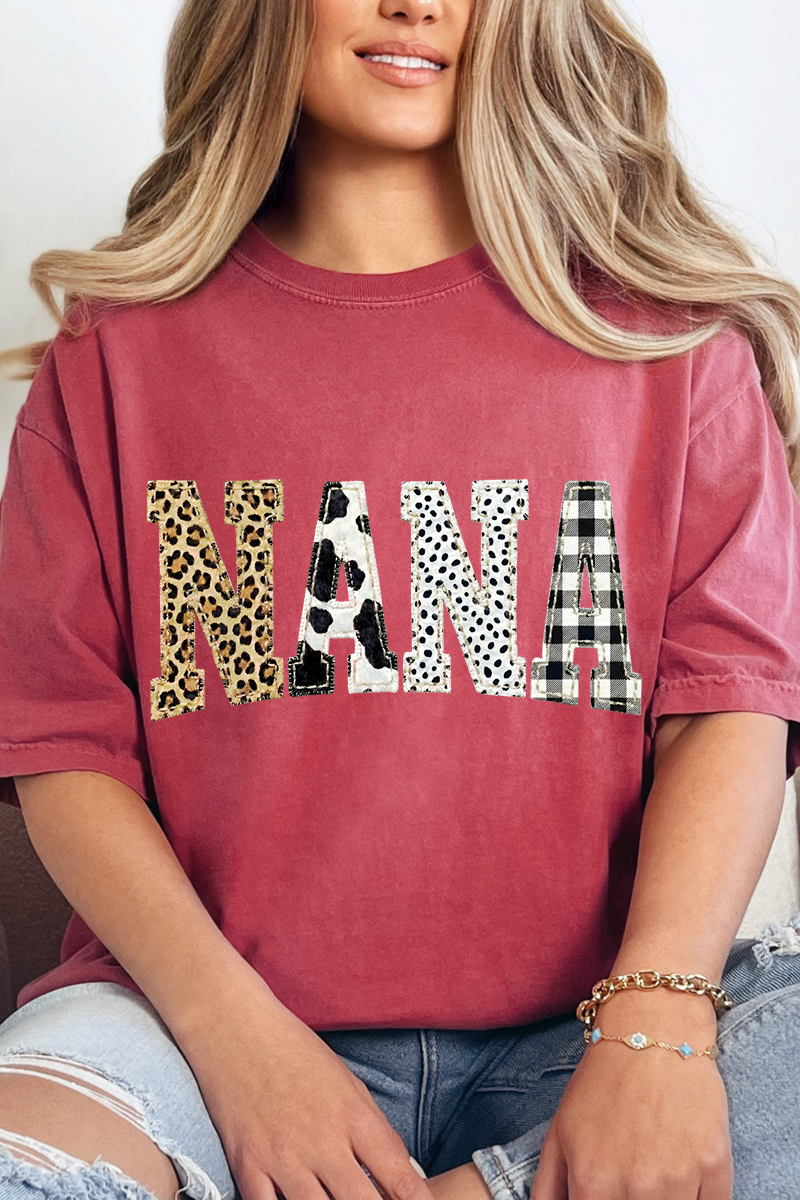 Pattern Play Nana Comfort Colors Adult Ring-Spun Cotton Tee