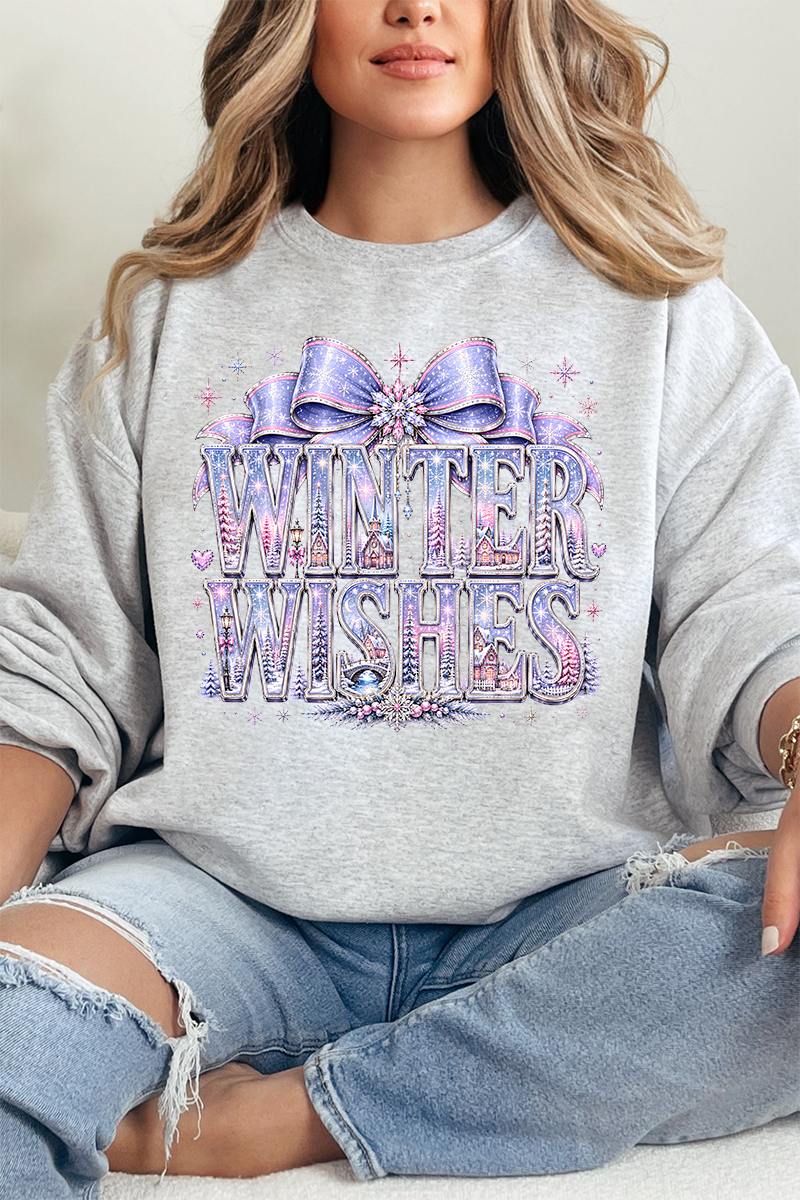 Winter Wishes Wonderland Heavy Blend Crew Sweatshirt