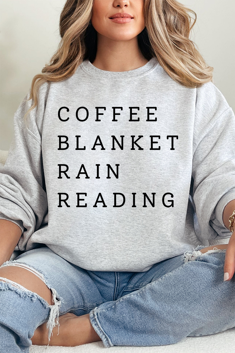 Rainy Day Reading Heavy Blend Crew Sweatshirt