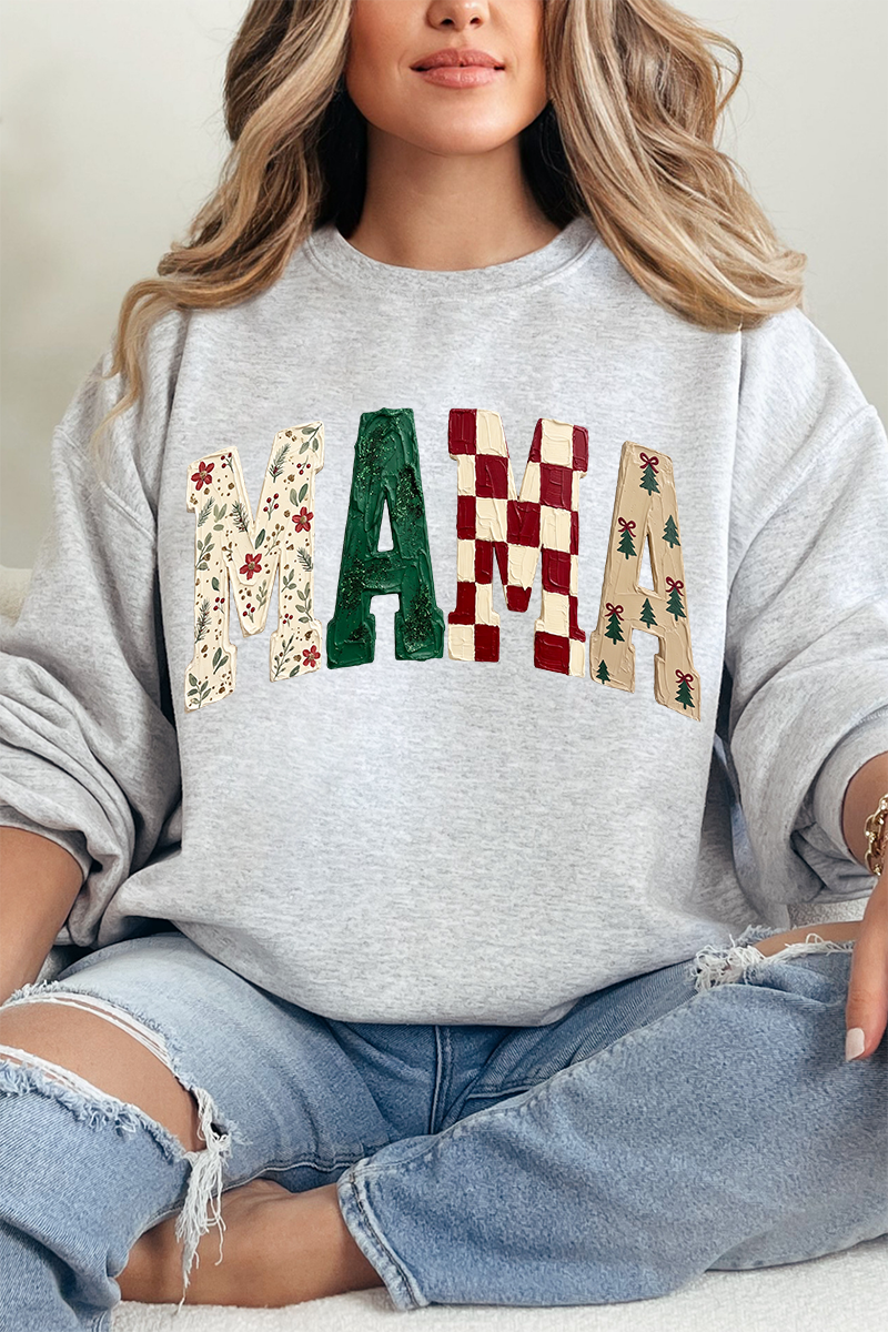 Merry Mama Mix Heavy Blend Crew Sweatshirt