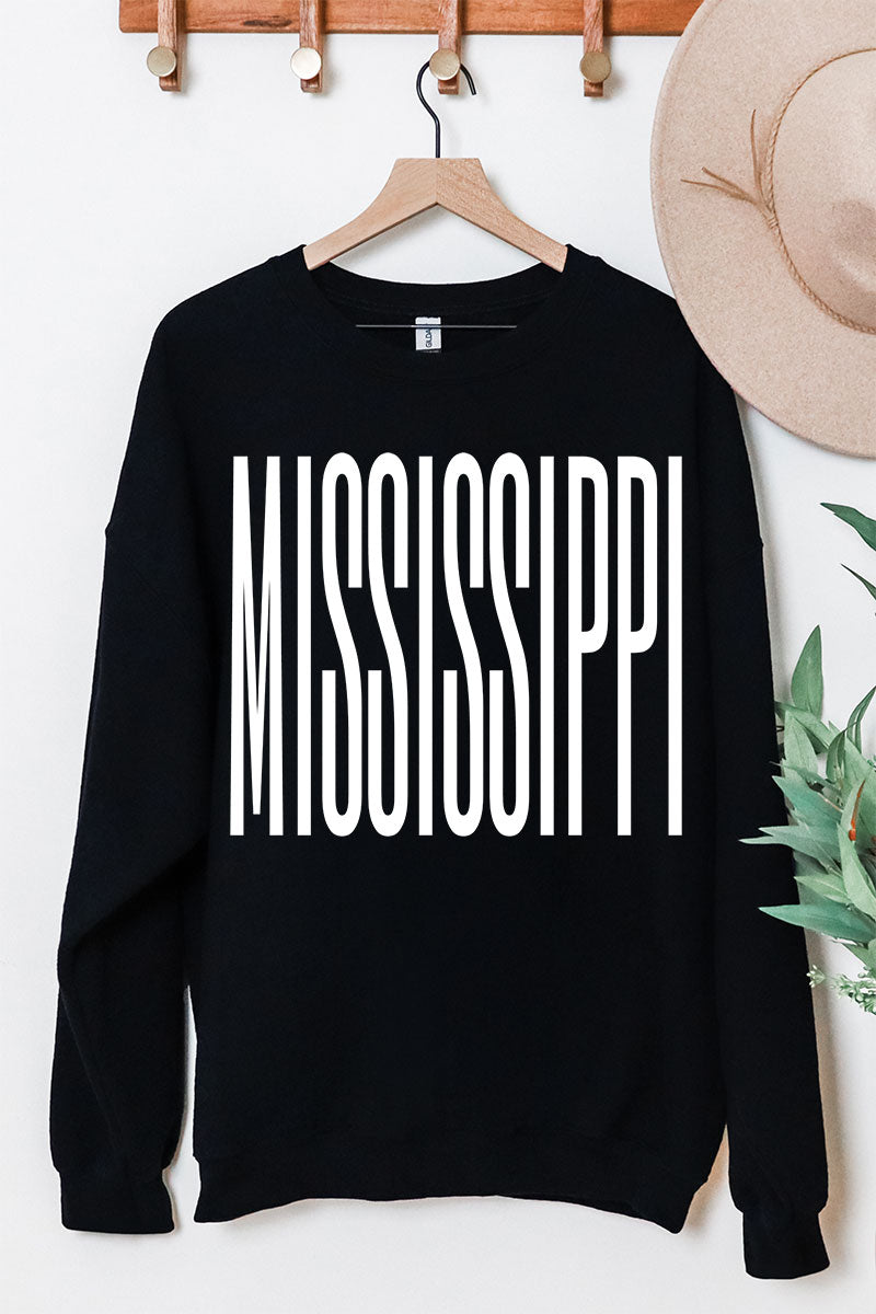 Varsity Mississippi Heavy Blend Crew Sweatshirt