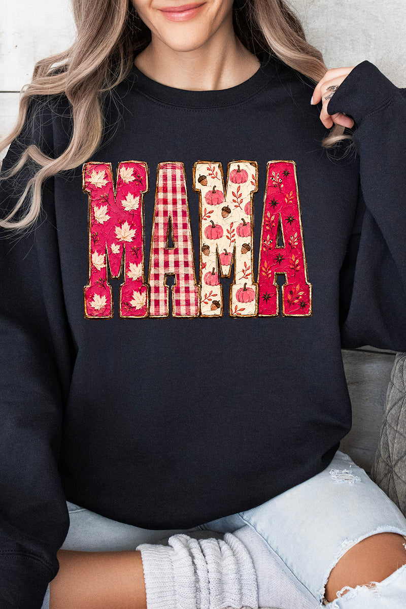 Pink Maplewood Mama Heavy Blend Crew Sweatshirt