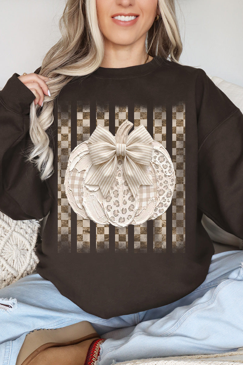 Painted Pumpkin Latte Heavy Blend Crew Sweatshirt