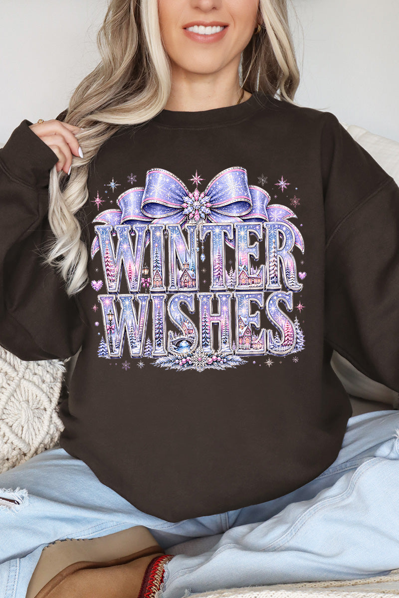 Winter Wishes Wonderland Heavy Blend Crew Sweatshirt
