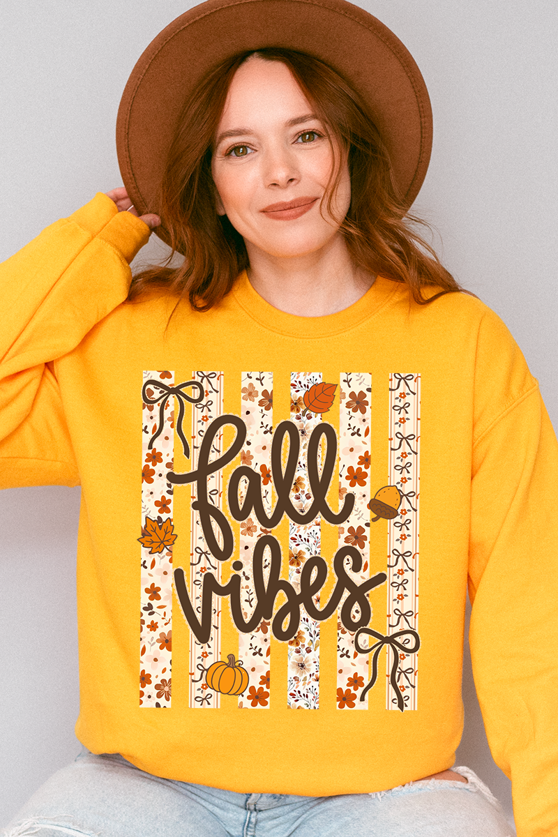 Cozy Coquette Fall Vibes Heavy Blend Crew Sweatshirt