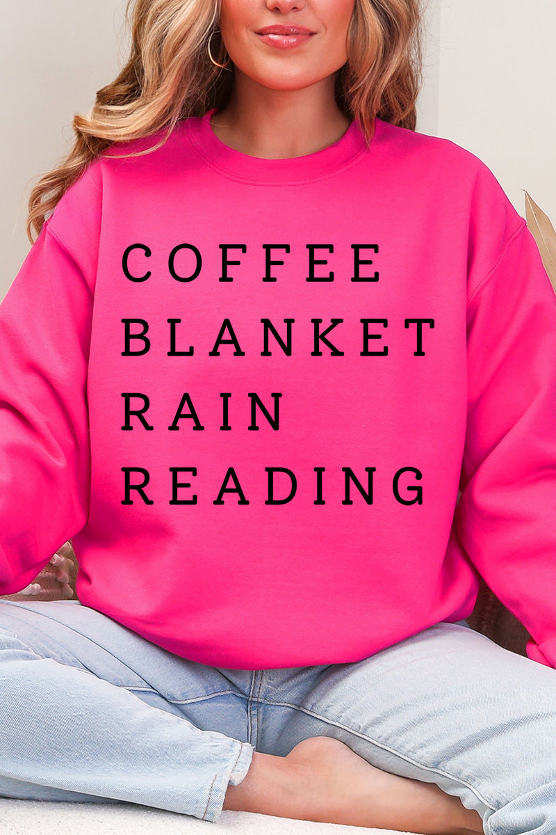 Rainy Day Reading Heavy Blend Crew Sweatshirt