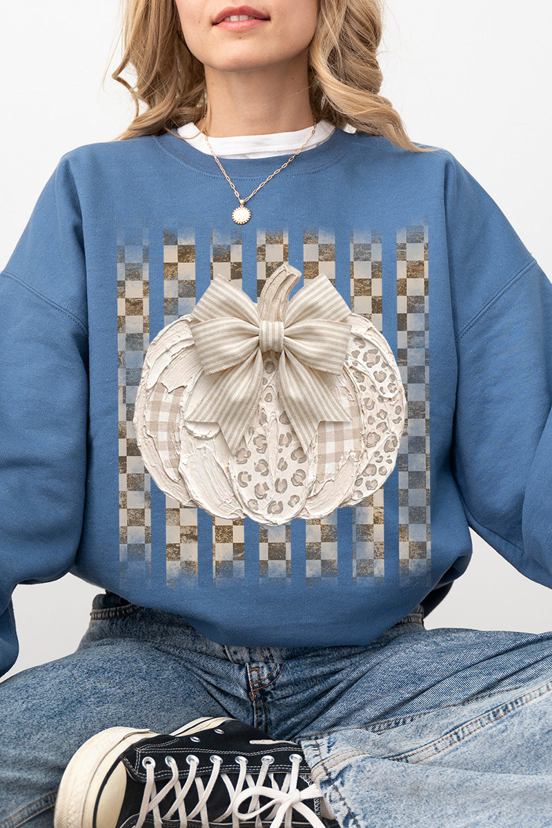 Painted Pumpkin Latte Heavy Blend Crew Sweatshirt