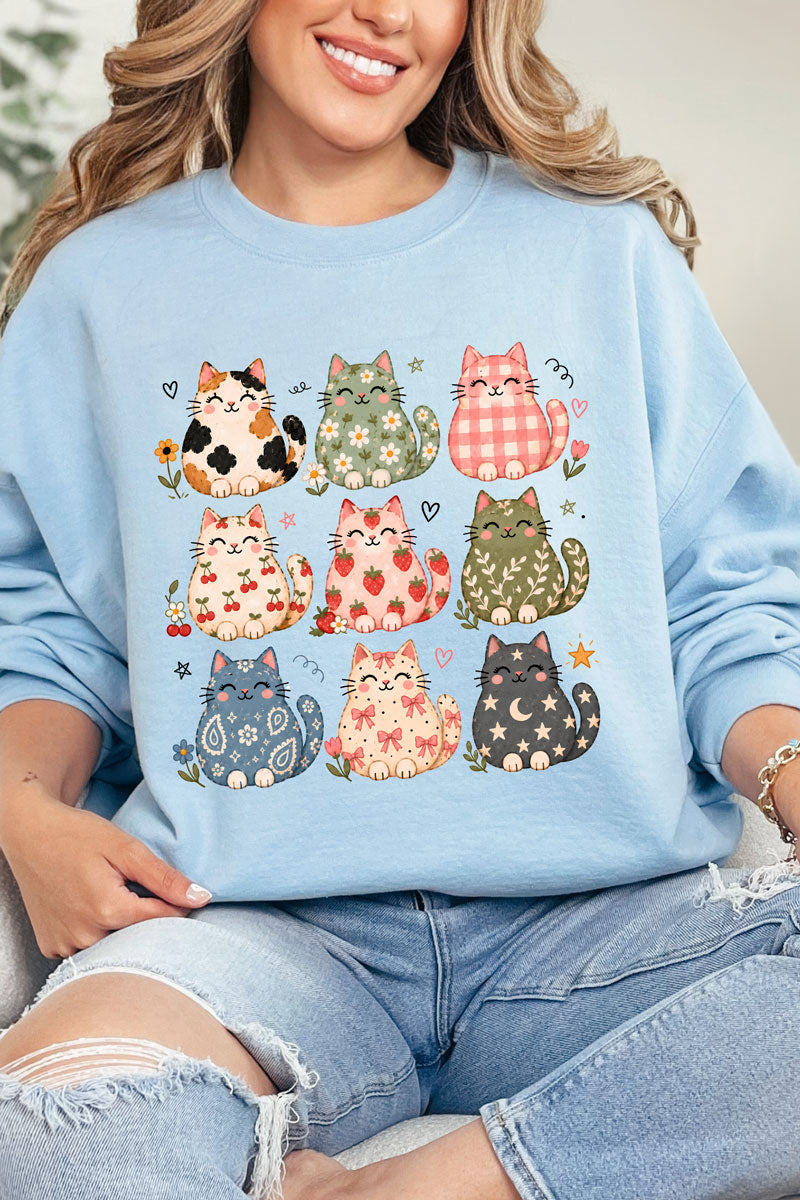 Kitty Crew Heavy Blend Crew Sweatshirt
