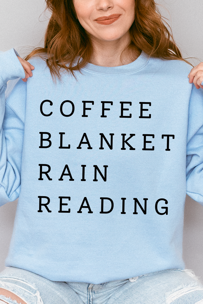Rainy Day Reading Heavy Blend Crew Sweatshirt