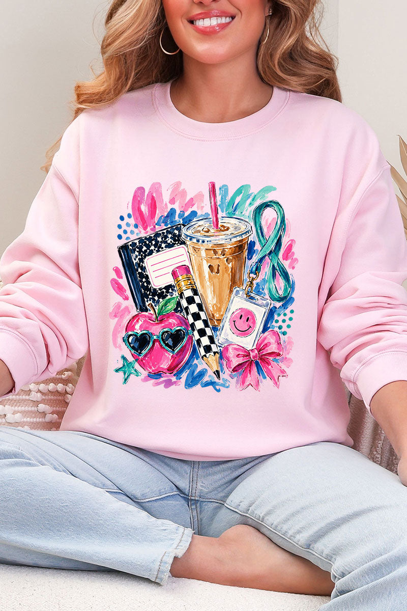 Bows, Books & Brews Heavy Blend Crew Sweatshirt