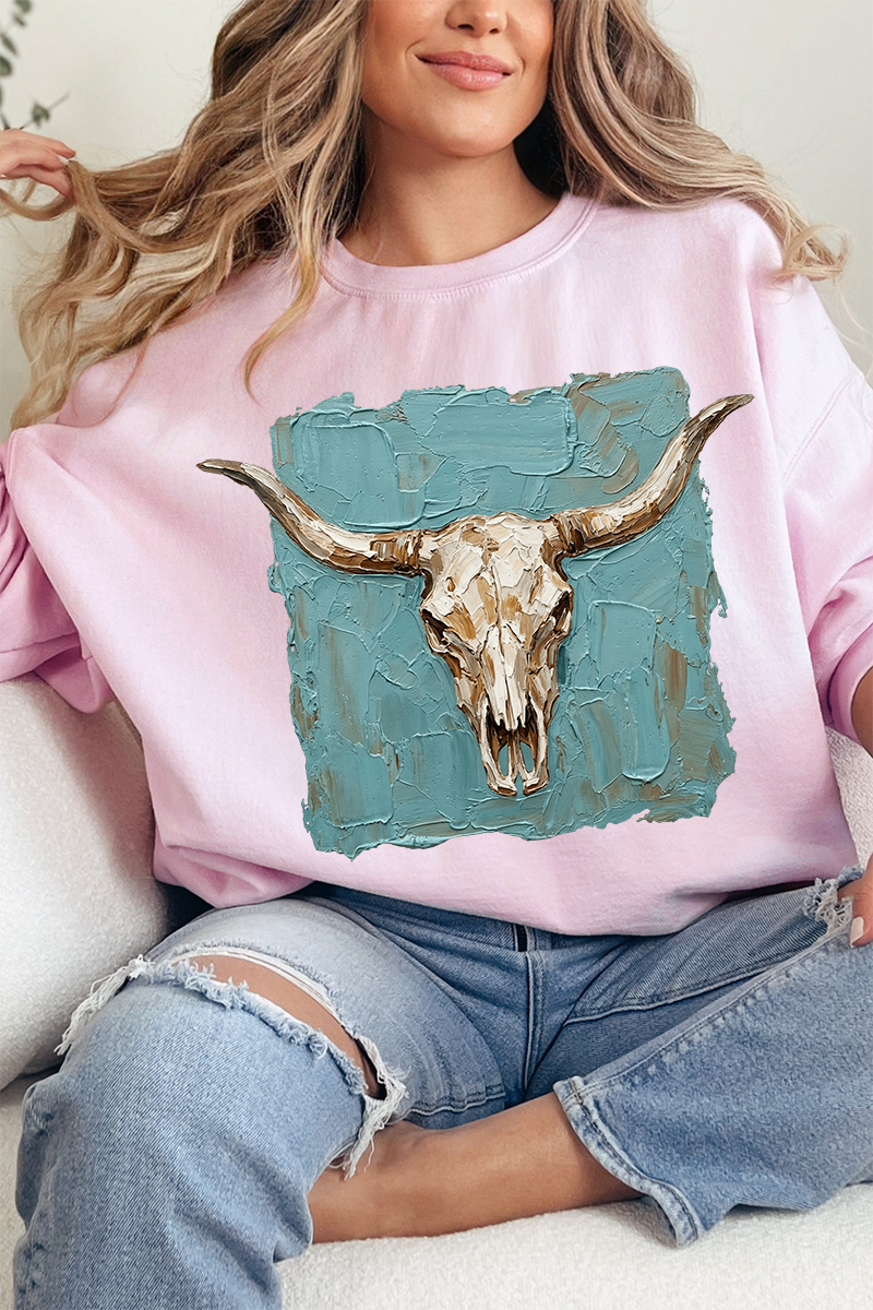 Longhorn Gallery Heavy Blend Crew Sweatshirt